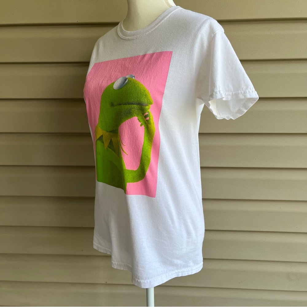 •Disney Muppets• Thinking Kermit the Frog Tee - Size Small - Picture 4 of 6